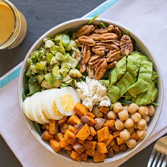 Green Power Salad & Roasted Veggies