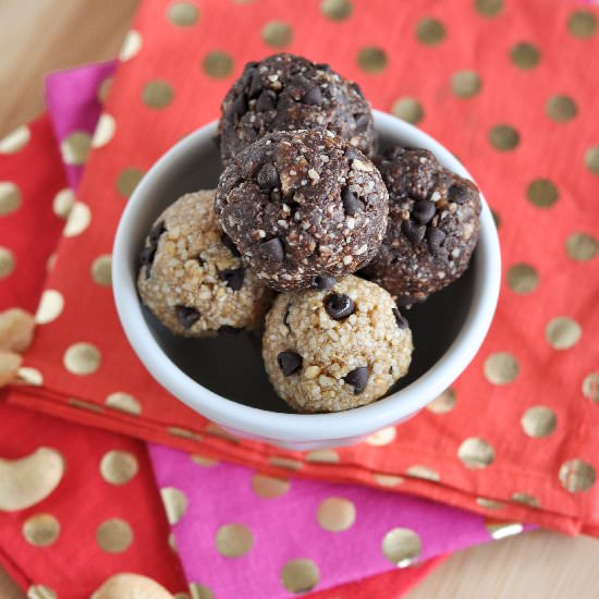 Chocolate Chip Cookie Balls