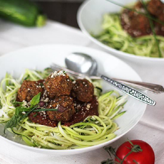 Spaghetti and Veggie Balls