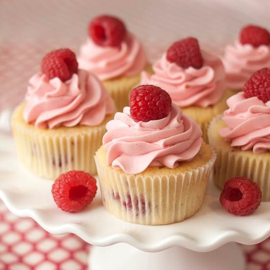 Raspberry Cupcakes