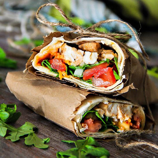 Mesquite Chicken Wrap