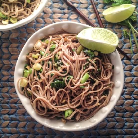 Soy Ginger Soba Noodles