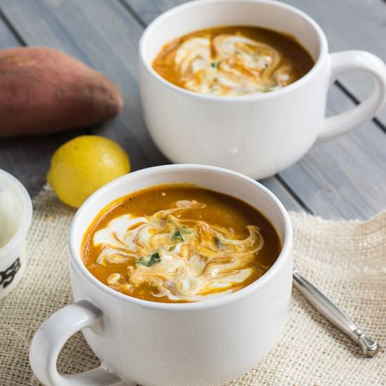 Roasted Sweet Potato Soup