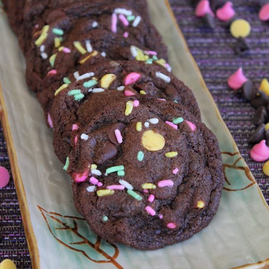 Double Chocolate Chip Cookies
