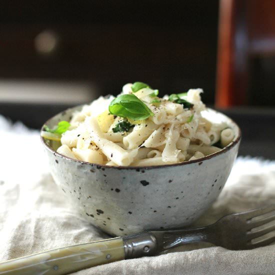 Pasta with Lemon and Basil