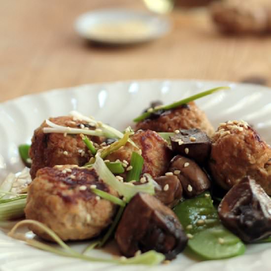 Ginger-Sesame Braised Meatballs