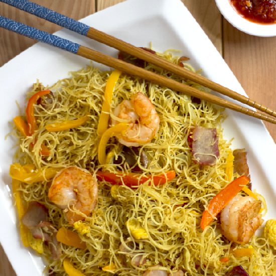 Singapore-Style Rice Vermicelli