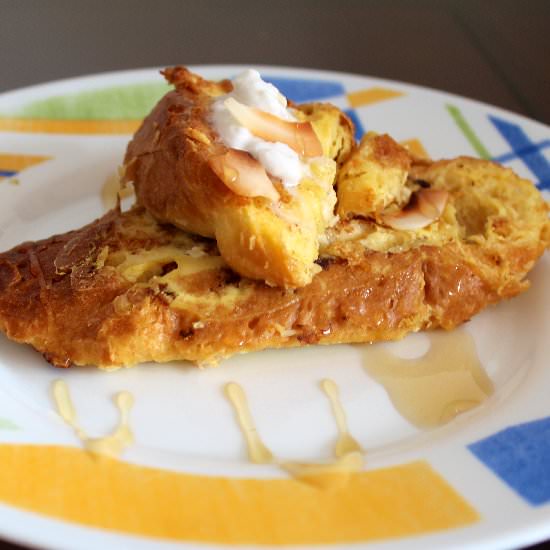 Coconut Cream Pie French Toast