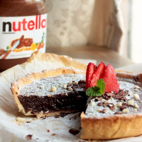 Quick and Easy Nutella Tart