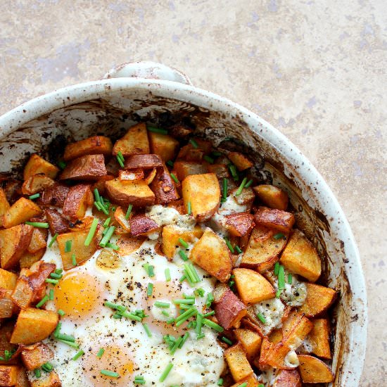 Smoked Paprika Potato and Egg Bake