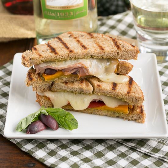 Mediterranean Grilled Cheese