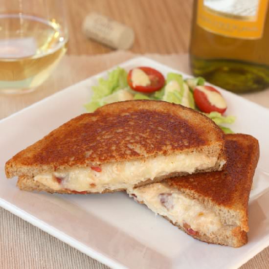 Kentucky Hot Brown Grilled Cheese