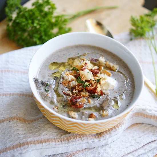Creme de la Creme of Mushroom Soups