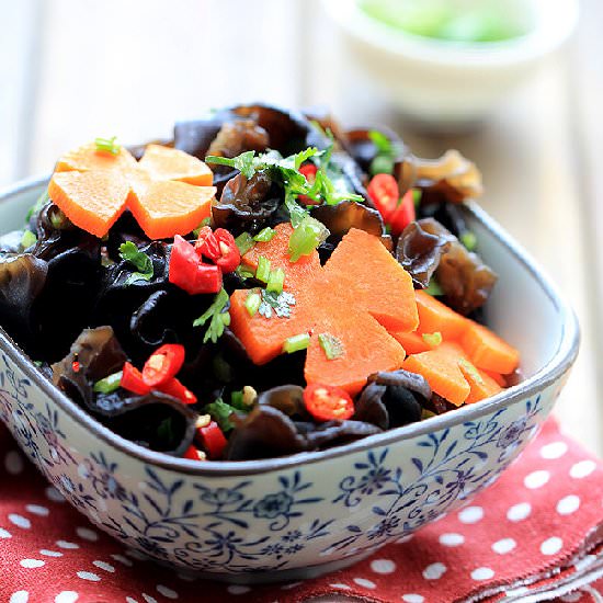 Wood Ear Mushroom Salad