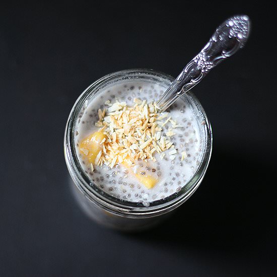 Mango-Coconut Chia Seed Pudding
