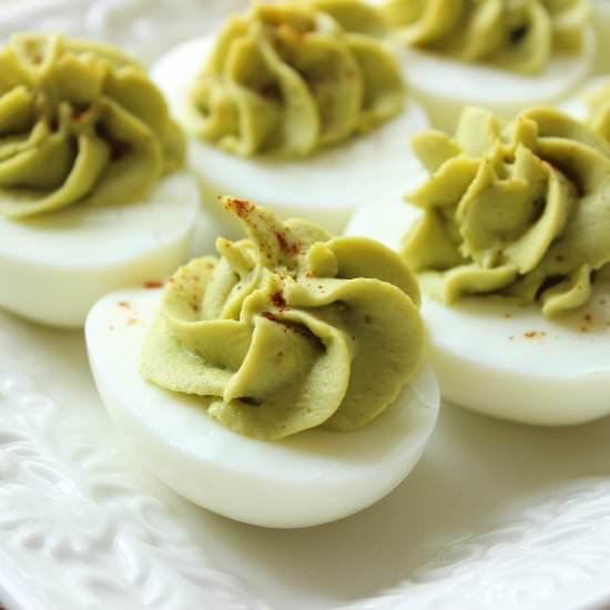 Avocado Deviled Eggs