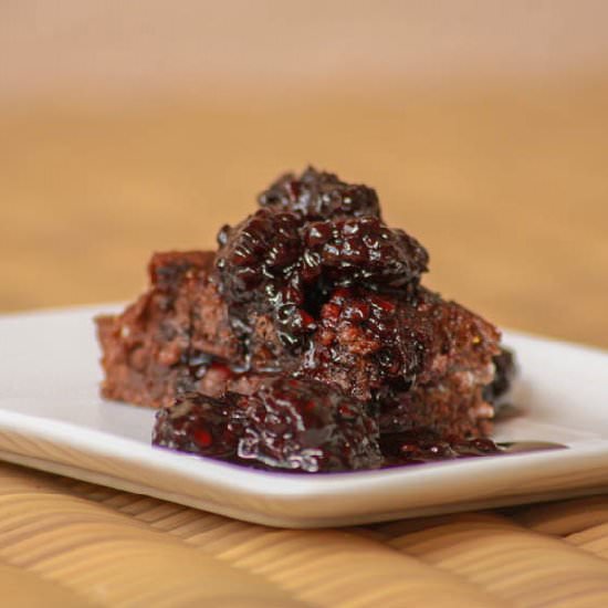 Mascarpone w/ Blackberry Compote
