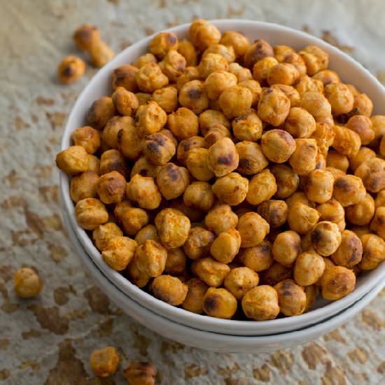 Spicy Roasted Chickpeas