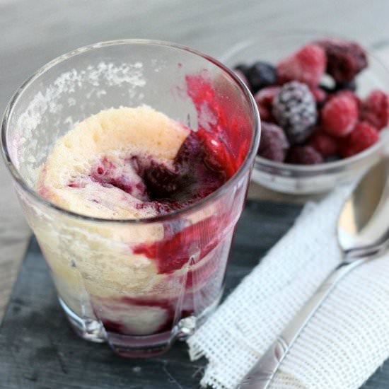 Single-Serving Triple Berry Cobbler