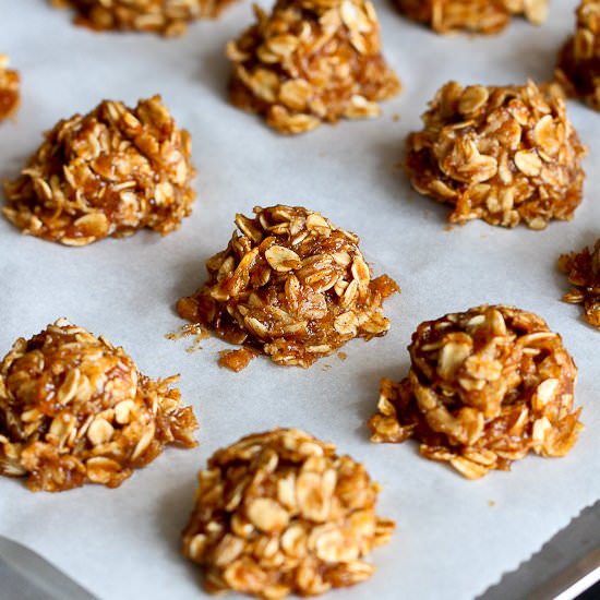 Healthy No-Bake Maple Cookies