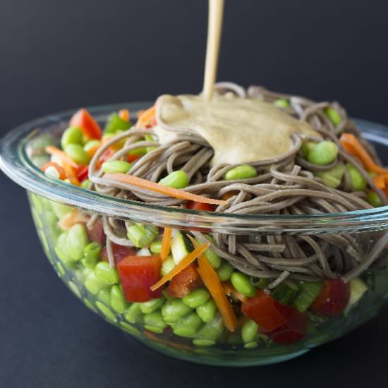 Thai Almond Noodle Bowl