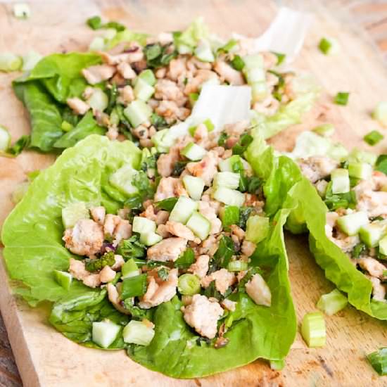 Asian Chicken Lettuce Wraps