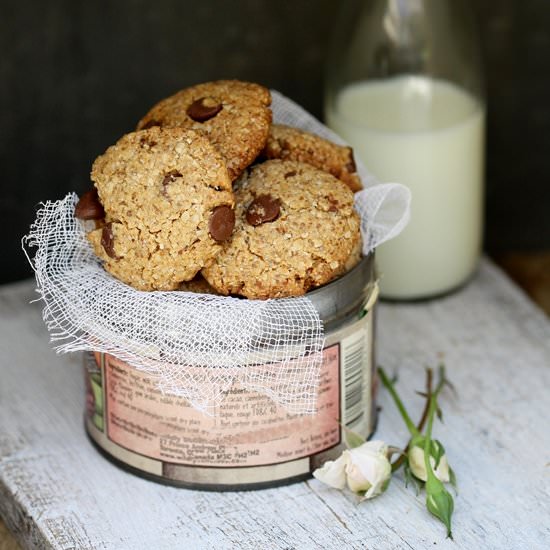 Almond Honey Wholegrain Cookies