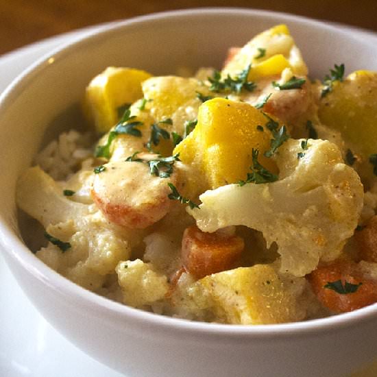 Creamy Coconut Veggies