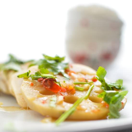 Spicy Lotus Root Salad