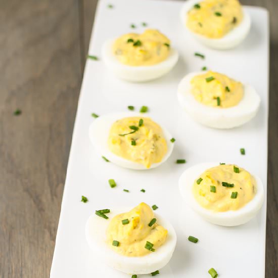 Deviled Eggs with Capers