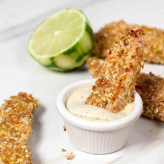 Coconut-Lime Chicken Fingers