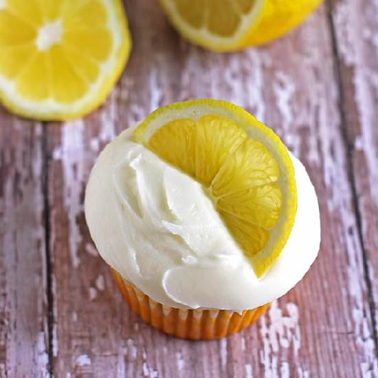Lemon Burst Cupcakes