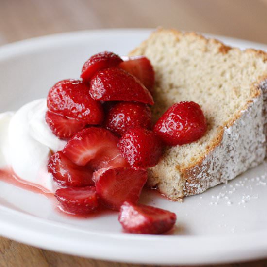 Brown Sugar Angel Food Cake