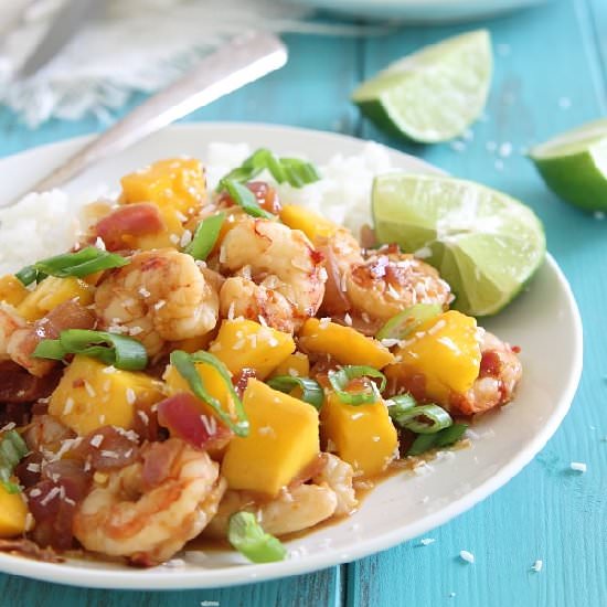 Sweet & Spicy Mango Shrimp