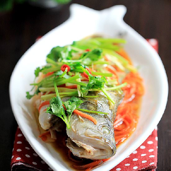 Chinese steamed fish