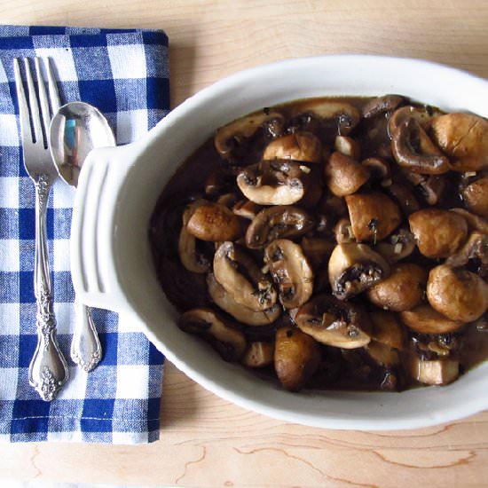 Braised Mushrooms