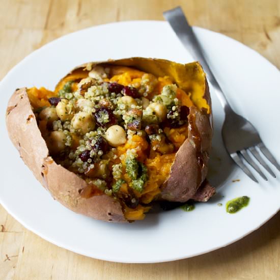 Roasted sweet potato