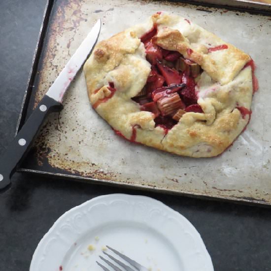 Strawberry Rhubarb Crostata