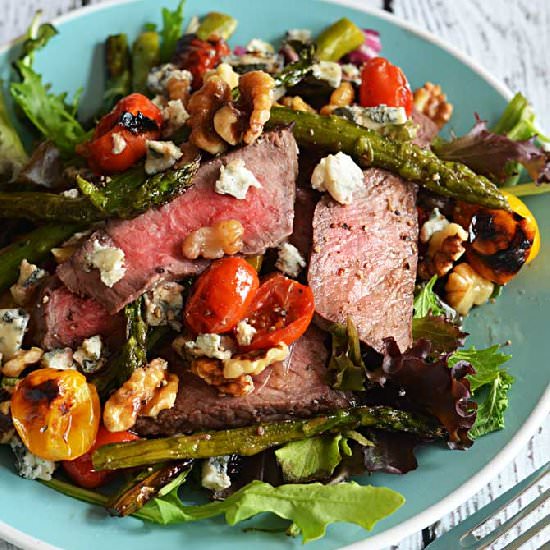 Warm Balsamic Steak & Vegetables