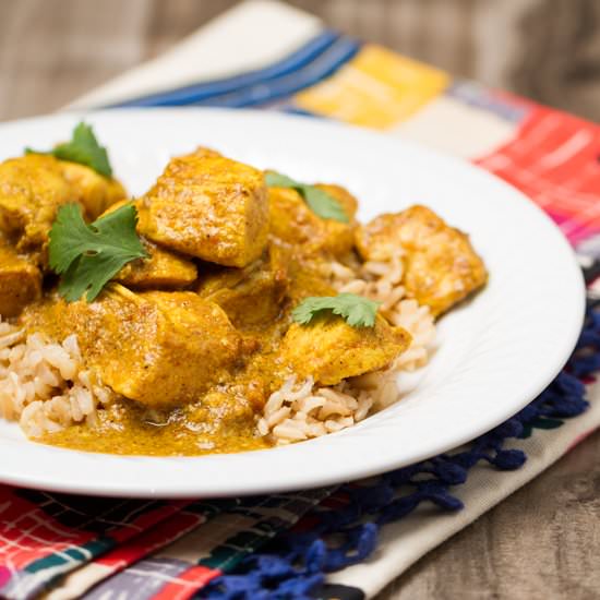 Healthy Crockpot Chicken Masala