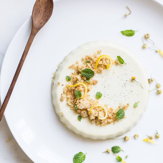 Chamomile Panna Cotta