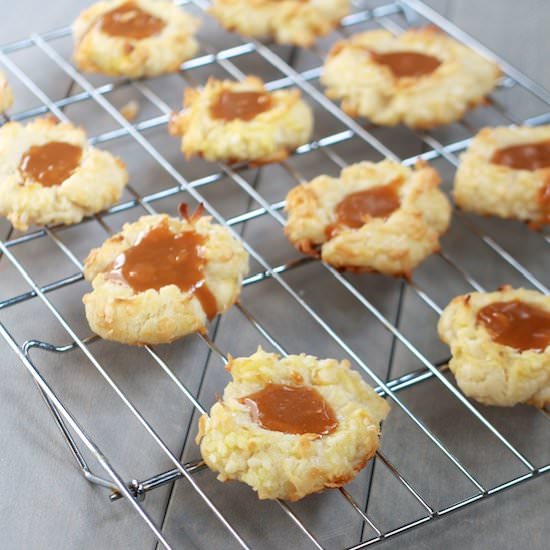 Coconut Thumbprint Cookies
