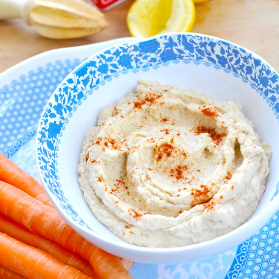 Spicy Parsnip Hummus – Vegan & GF
