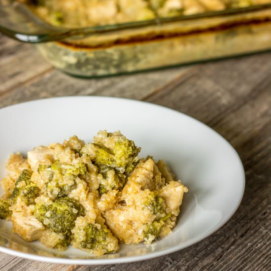 Chicken Broccoli Quinoa Casserole
