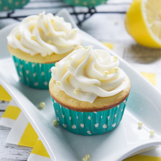 Lemon Burst Cupcakes