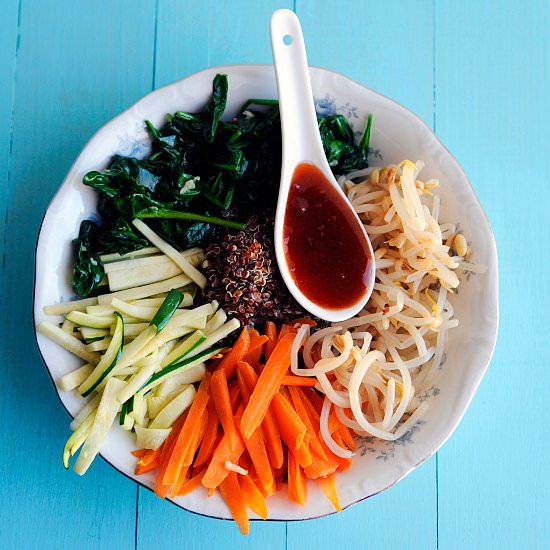 Vegetable Quinoa Bibimbap