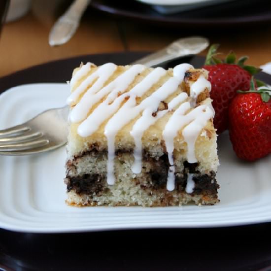 Cinnamon Cocoa Swirl Coffee Cake