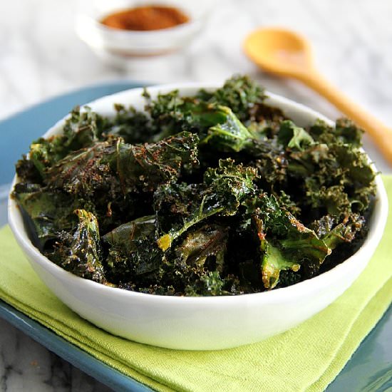 Zesty Baked Kale Chips