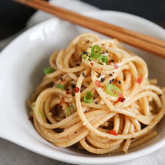Sesame Almond Noodles