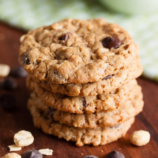 Peanut butter oatmeal cookies
